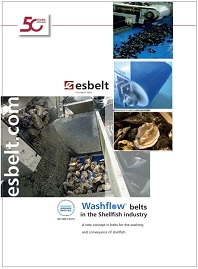 Конвейерные ленты WASHFLOW для моллюсков, рыбы Esbelt